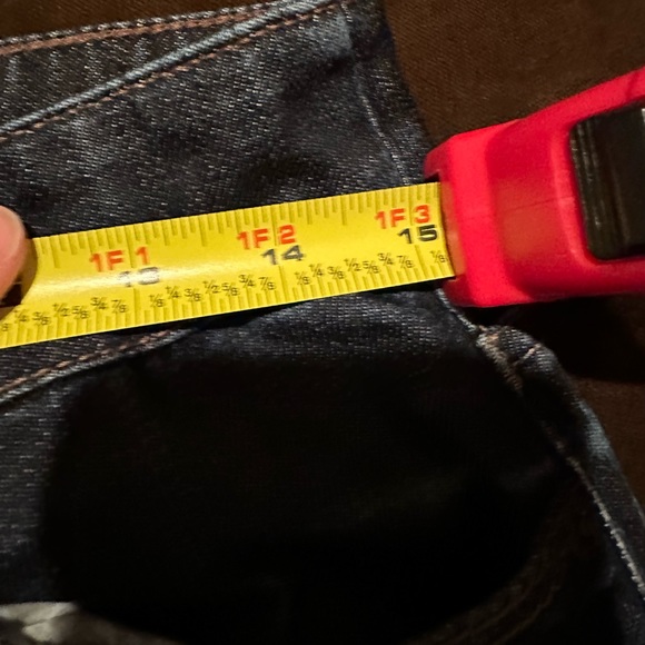 Chicos Platinum Denim Ultimate Fit Slim Leg Dark Blue faded SZ. 0 In Gre… - Picture 9 of 11